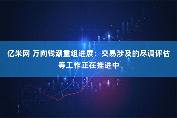 亿米网 万向钱潮重组进展：交易涉及的尽调评估等工作正在推进中