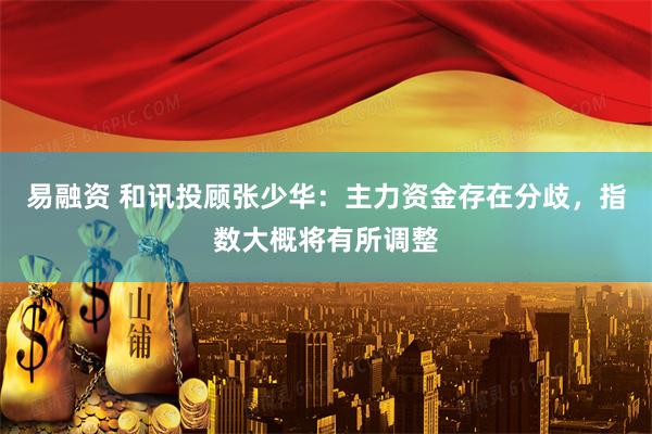 易融资 和讯投顾张少华：主力资金存在分歧，指数大概将有所调整