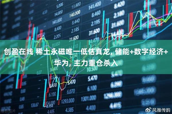 创盈在线 稀土永磁唯一低估真龙, 储能+数字经济+华为, 主力重仓杀入